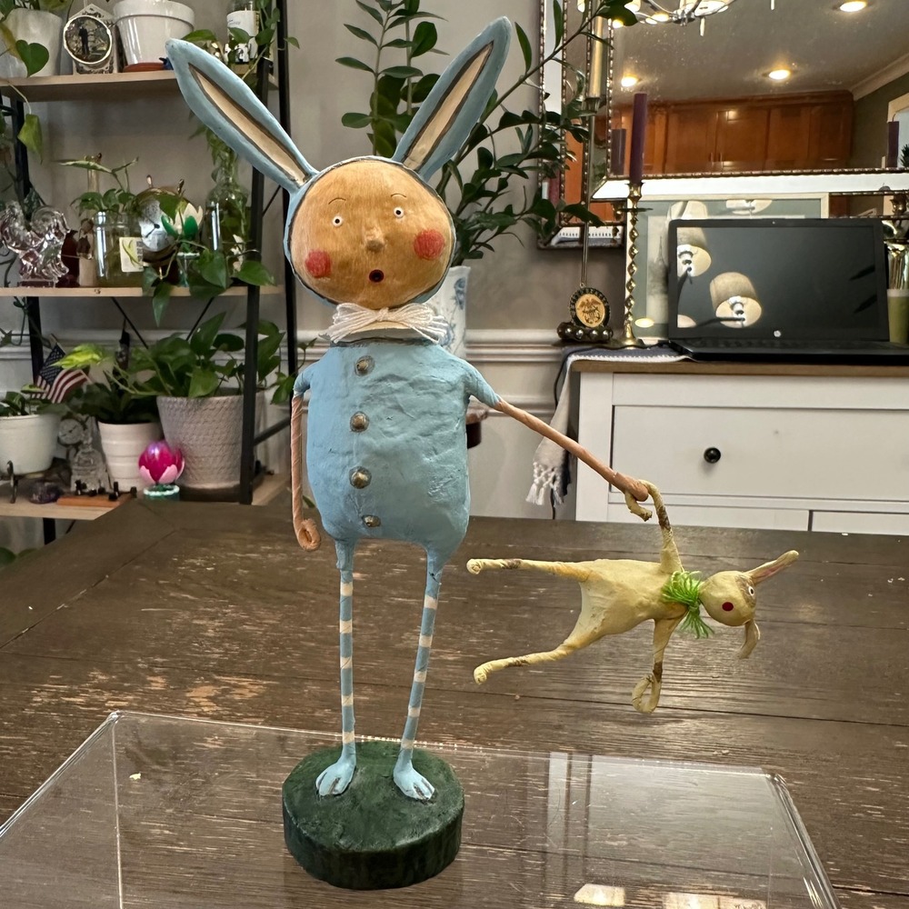 Lori Mitchell ESC Co Brody Bunny Figurine Whimsical Retired Piece